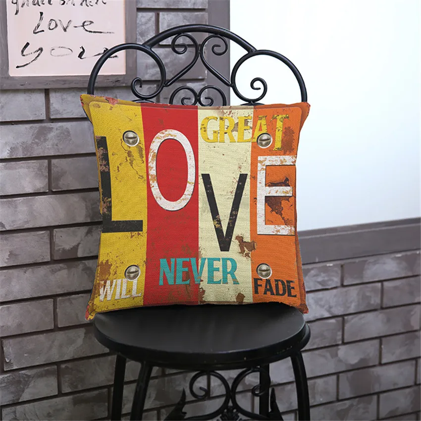 Декоративный Чехол наволочка в винтажном стиле 45 х45 см|cushion cover|throw pillow coversdecorative