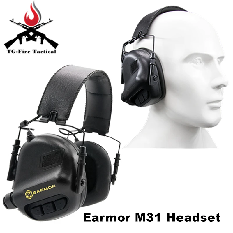 OPSMEN Earmor Тактические страйкбол наушники M31 авиационная гарнитура слуховой