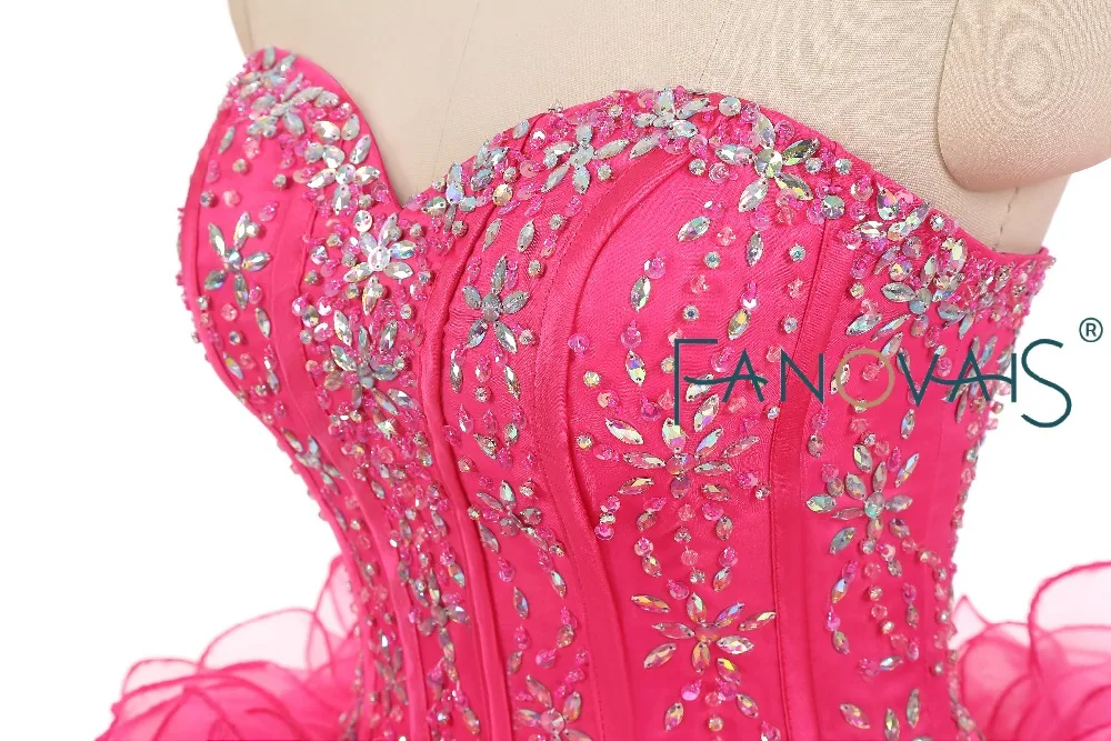 2019 Quinceanera платья с Болеро сладкий 16 органза оборки бисер Vestido dе Novia выпускного