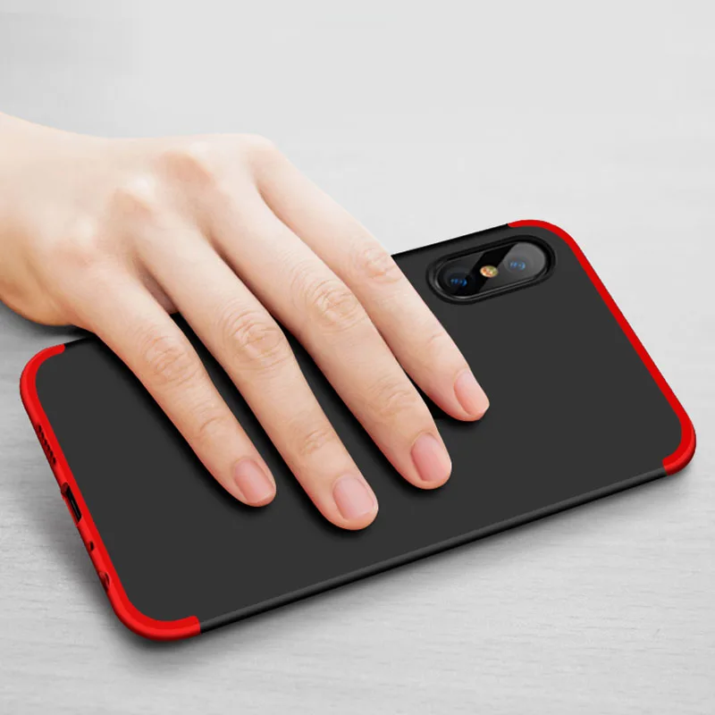 Ударопрочный Ультратонкий матовый Жесткий Чехол для Xiaomi mi max 2 3 Max3 360 полная