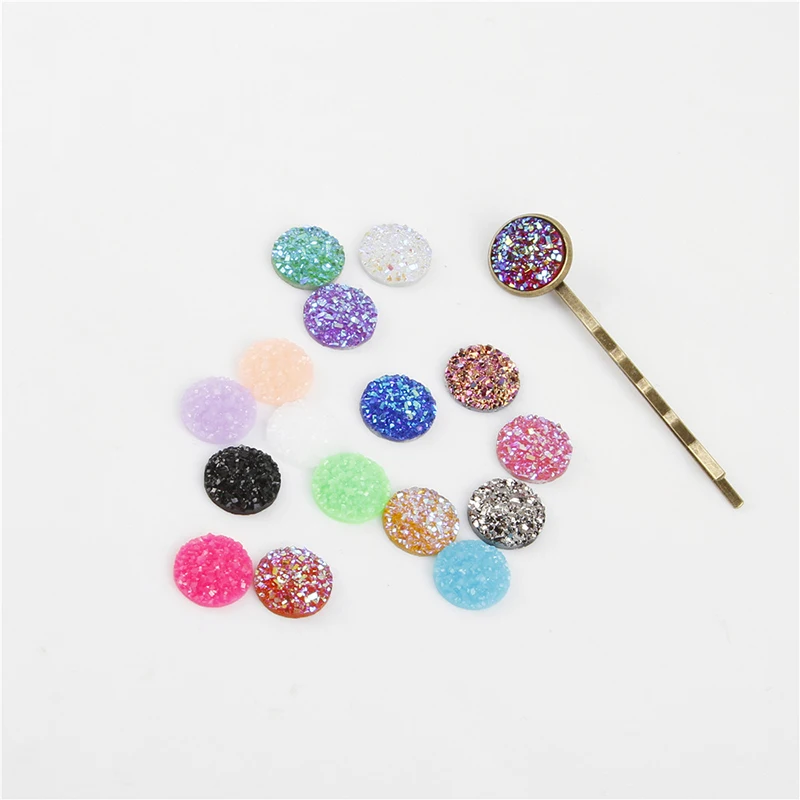 20 шт./упак. Exquesite выпуклая серия натуральных камней с плоской задней стороной