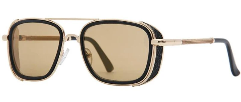 MTYJ110 gold MIZHO минус отражающие эффекты черные очки унисекс солнцезащитные очки женские стимпанк дизайнерские панк Солнцезащитные очки мужские круглые зеркальные - Цвет линз: MTYJ110 gold