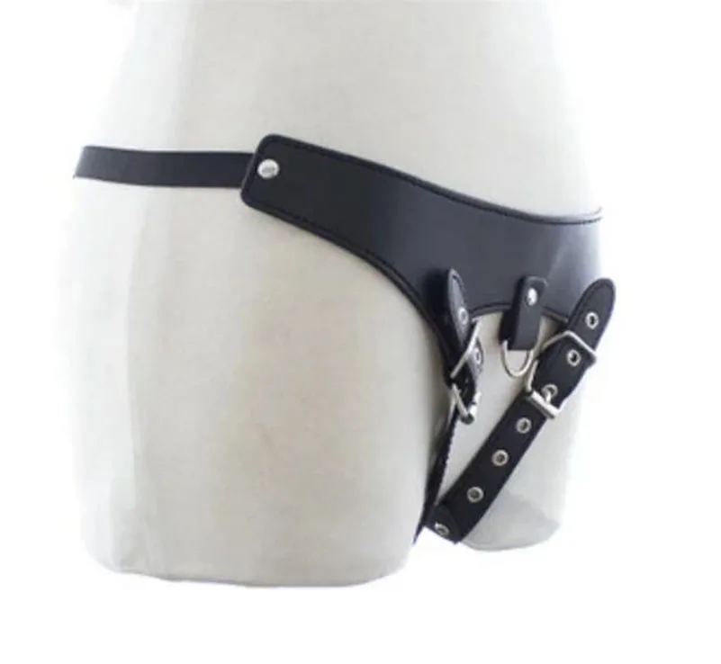 БДСМ сексуальный кожаный сильный человек с отверстием для пениса Gstrings