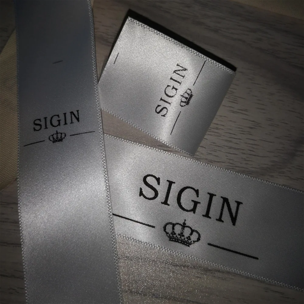 Пользовательские только швейные этикетки хлопок/нейлон/шелк материал одежды