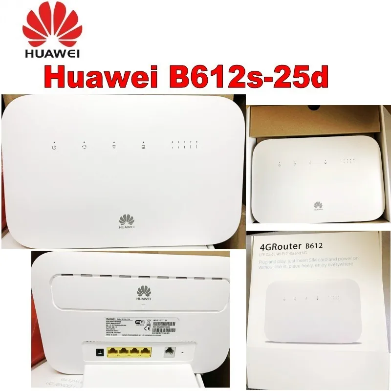 Партия 100 шт разблокированный Huawei B612 B612s 25d 4G LTE Cat.6 300Mbs CPE беспроводной