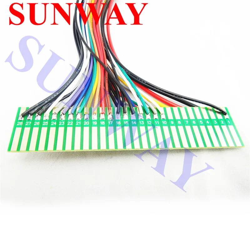 Полная 56-контактная 100 см Jamma Extender-проводка для аркадной игровой платы JAMMA Cabinet Wire Wiring Harness Loom Arcade PCB Board On.
