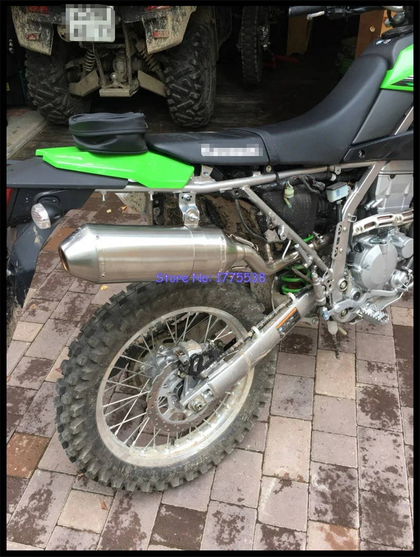 Глушитель KLX250 01 09 10 16 для внедорожников и мотоциклов 1 шт.|motorcycle exhaust pipe|motorcycle pipe