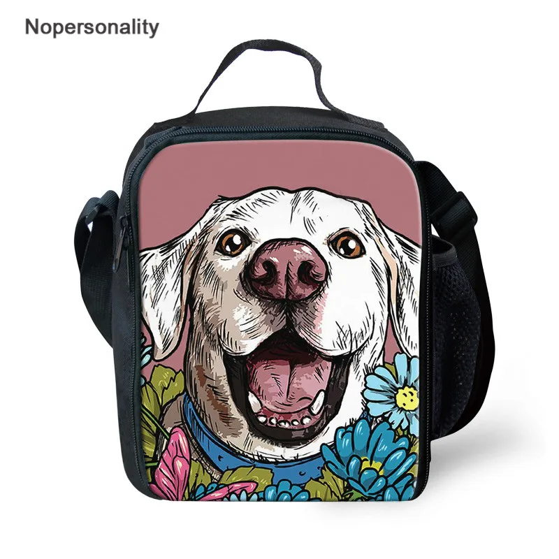 

Nopersonality Переносные сумки для обедов Лабрадор печать изоляции еды сумки для Для женщин для маленькой девочки путешествия пикника Еда Коробк...