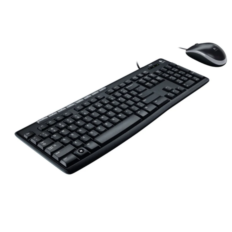 Logitech MK200 Проводная клавиатура мышь игровой ноутбук ПК геймер Подлинная