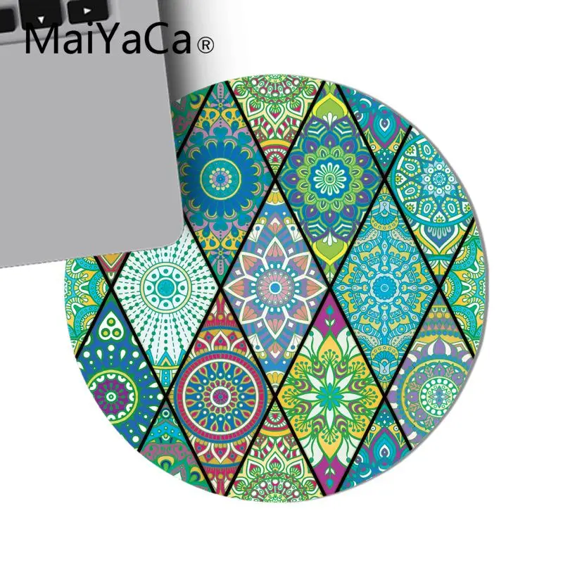 Maiyaca бриллиантовое окно madanlas шаблон для геймеров мягкий круглый коврик мыши