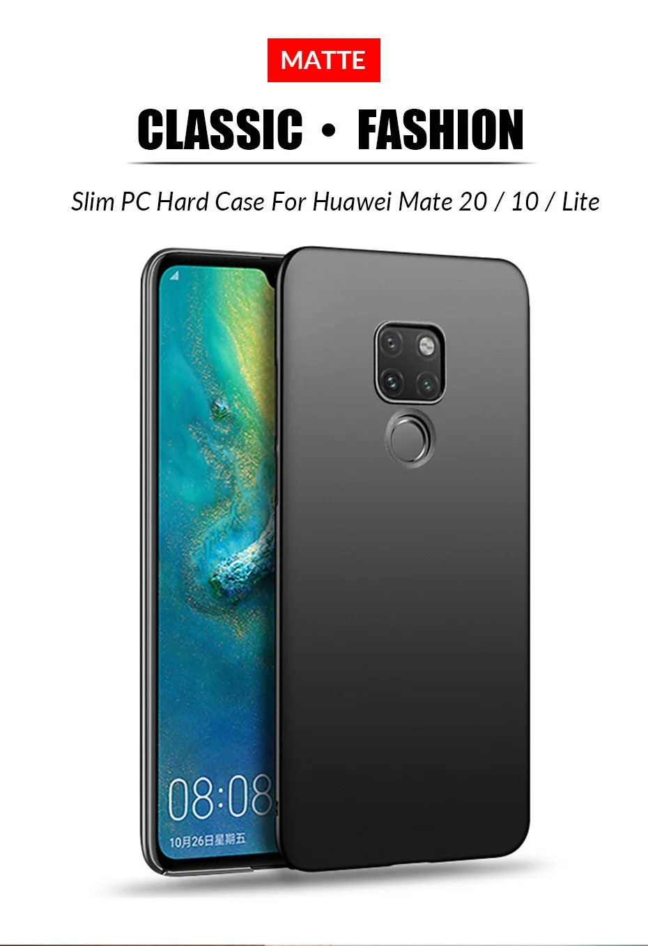 Чехол для телефона huawei mate 30 Pro 20 Lite чехол тонкий матовый ПК Жесткий Чехол для huawei mate 30 Pro чехол mate 20 Lite 20X5G чехол s