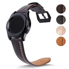 Ремешок из натуральной кожи для Samsung Gear S3 Frontier Classic, сменный Браслет для наручных часов, аксессуары, 22 мм
