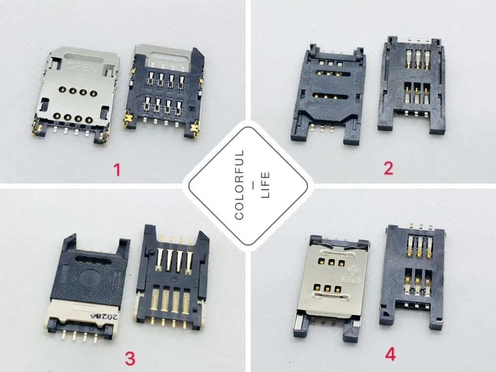 Компьютер Панель планшет ноутбук 6/8PIN флип бар большой SIM карты Разъем Слот