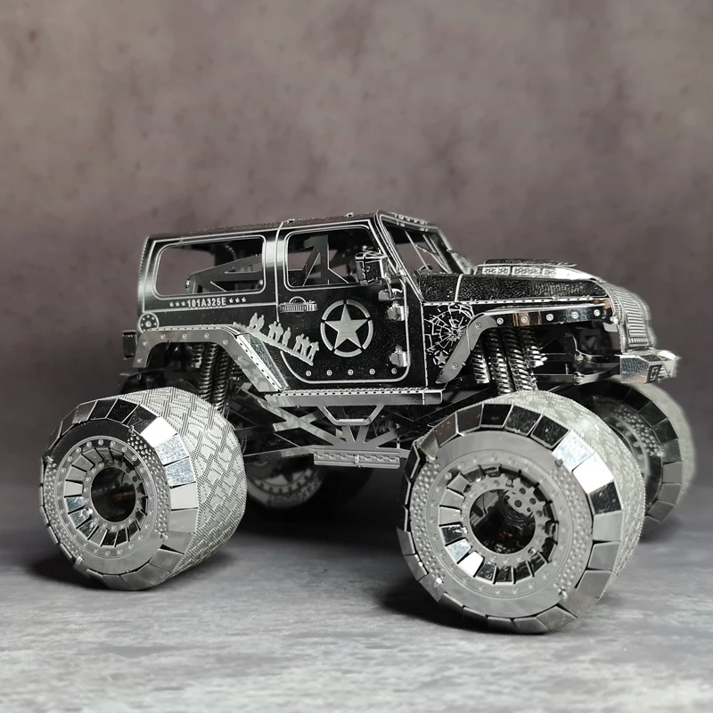 Машина WARNGLER NANYUAN I32205 головоломка 4WD Jeep модель сборки из металла развитие рук-на 3