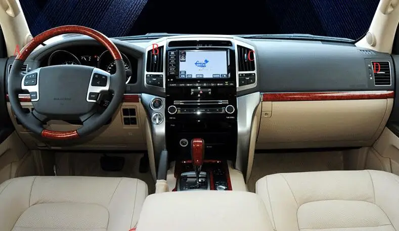 Для Toyota Prado LC200 автомобильный инструмент вентиляционные отверстия 2007-2011 год