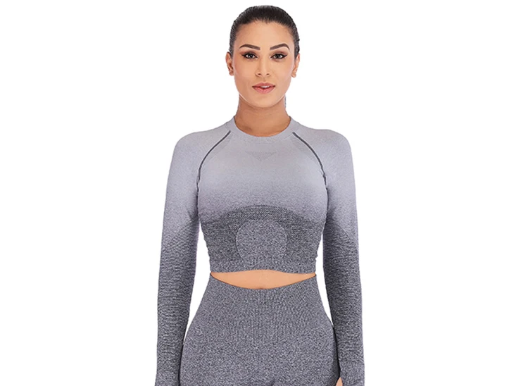 Sevencolorfit Ombre бесшовные леггинсы для Фитнес Высокая талия мульти тренажерный зал с йогой штаны Леггинсы Спортивные Для женщин леггинсы
