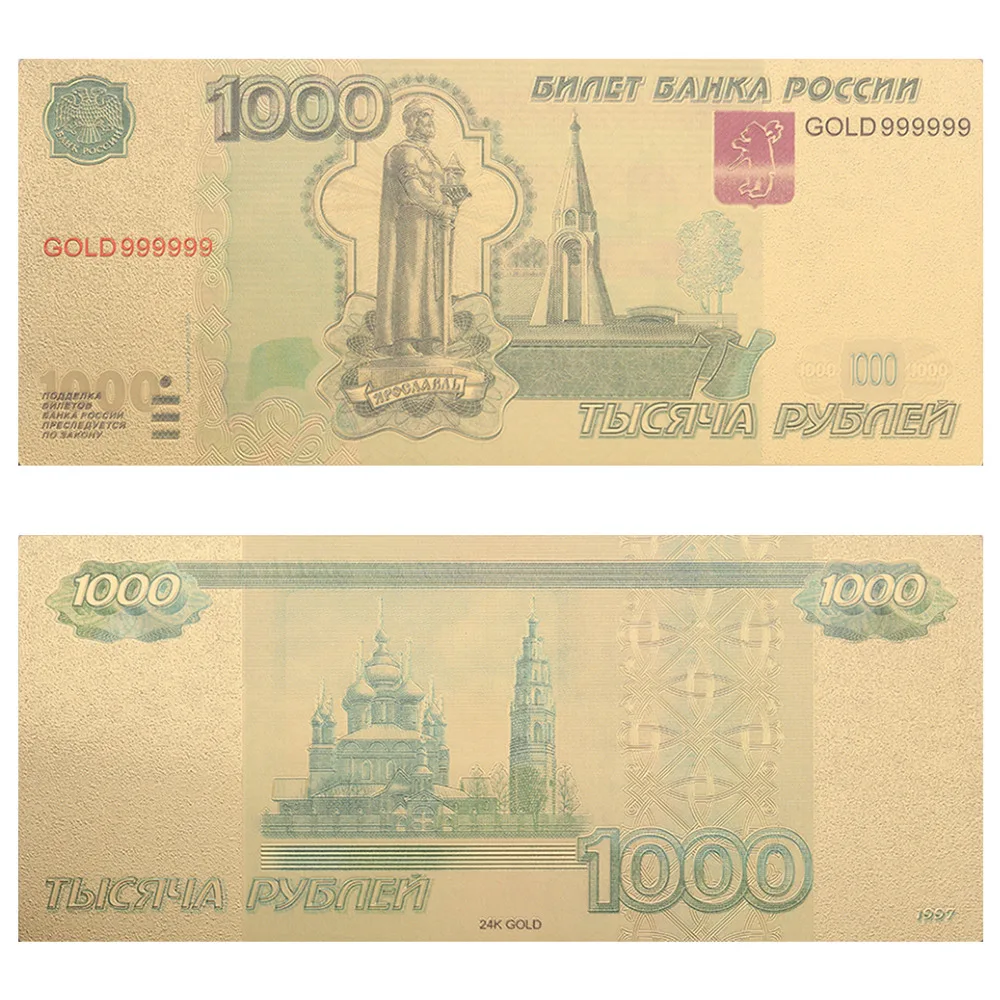 Позолоченная банкнота копия бумажных денег USD 5000 1000 500 100 банкнот Золотая коллекция банкнот Украшения USD коллекция денег
