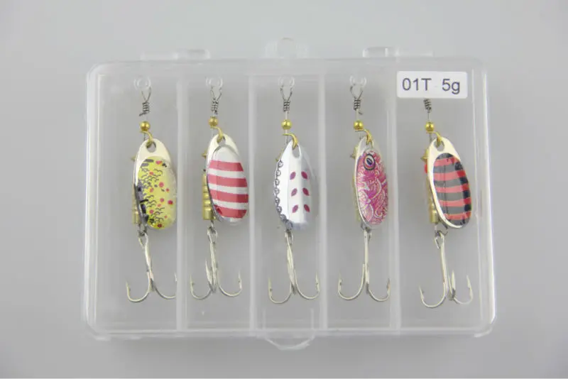 5 шт. приманки для рыбной ловли|lure spinner|spinner spoonfishing lure |