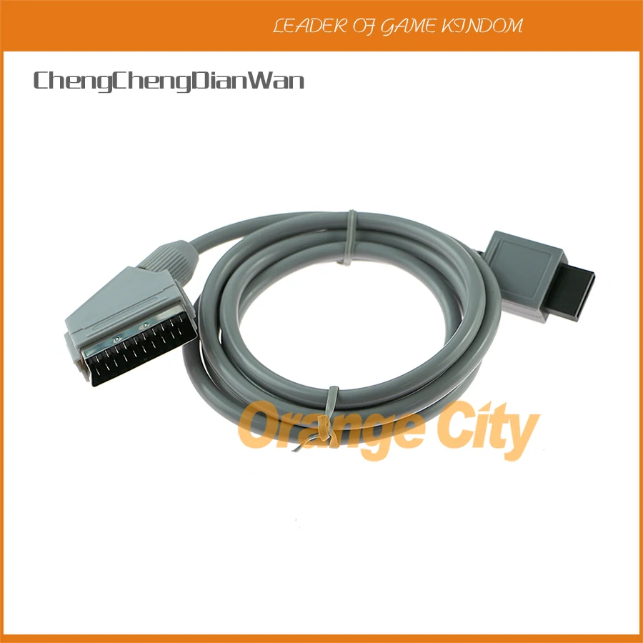 ChengChengDianWan высококачественные разъемы RGB Scart кабель для Nintendo Wii HD HDTV AV NTSC 2 шт./лот|cable