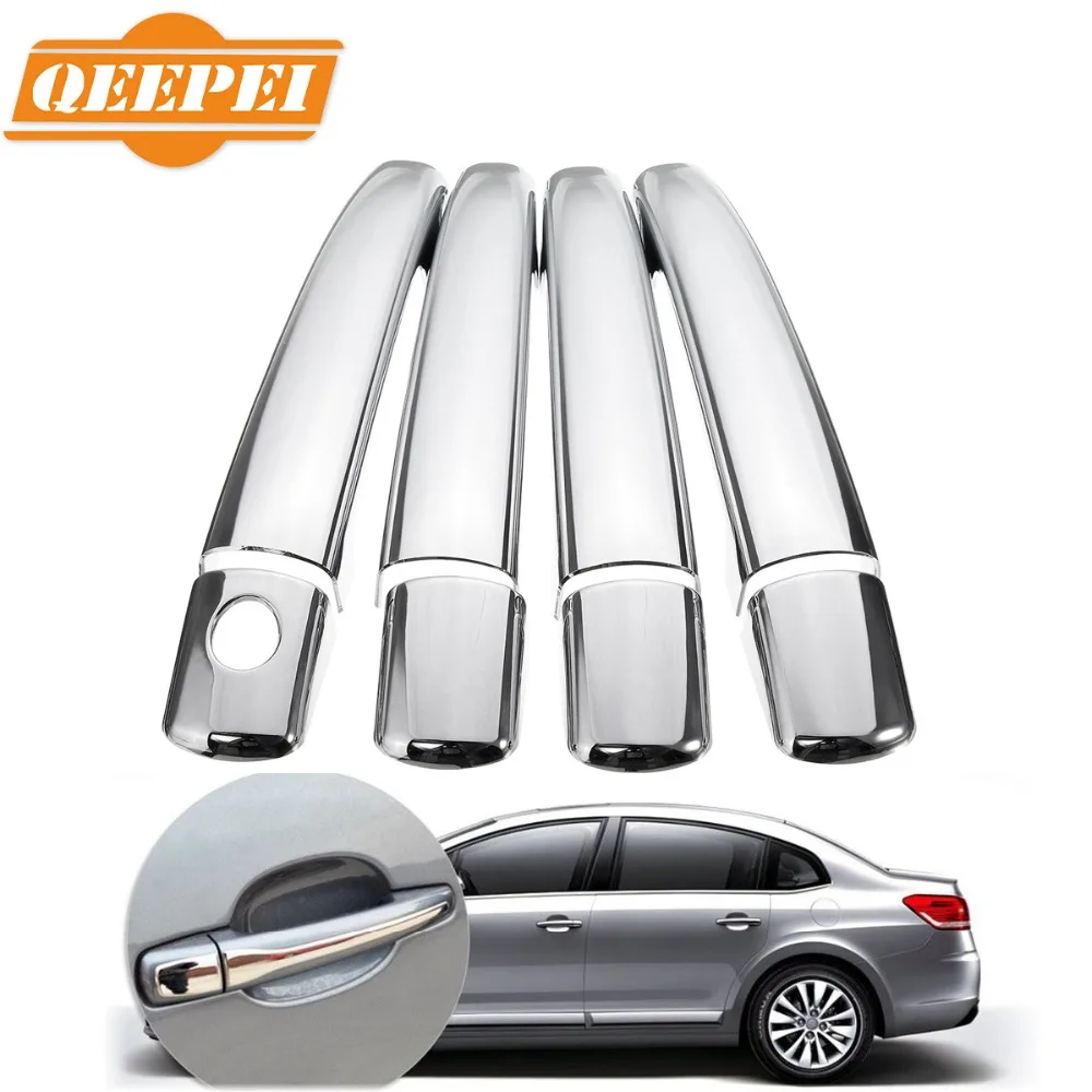 Новинка крышка для дверной ручки автомобиля QEEPEI наружная сторона CITROEN C4 C6 PEUGEOT 207