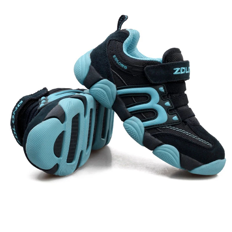 Детская обувь детская для мальчиков Повседневные детские кроссовки кожаные