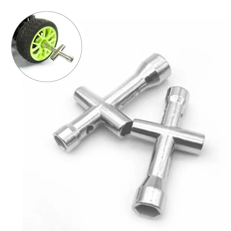 Accessories Cross Wrench Metal Hobbies Equipment Tools 4mm/5mm/5.5mm/7mm Screws Wheel Nuts For HSP RC Car Model | Игрушки и хобби