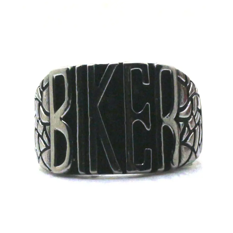 Newest Style ɻIKER' Ring 316L Stainless Steel Cool Biker Rider Band Party Best Gift | Rings