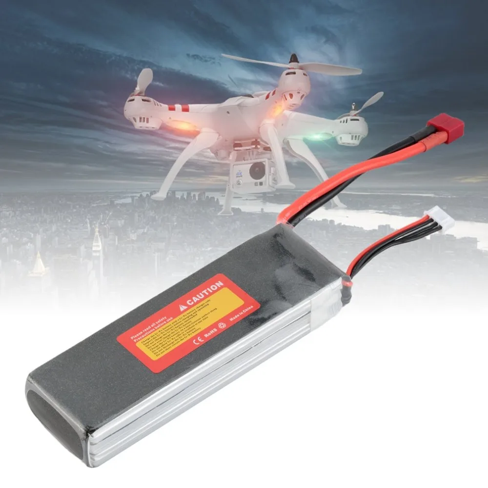 ZOP power 11 1 V 4500mAh 45C 3S 1P Lipo батарея T Plug перезаряжаемая для радиоуправляемого