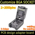 BGA67 пользовательский адаптер для розеток тест джиг BGA LGA67 LBGA67 CSP67 QFN67 ЦП LPDDR North Bridge South