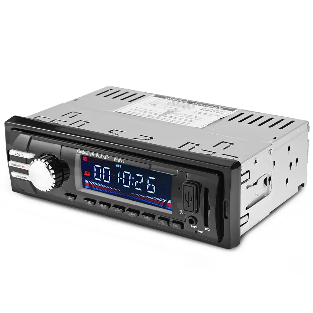 Автомобильное радио Авто аудио стерео с 12V Bluetooth V2.0 SD FM MP3 плеер AUX USB In-Dash Handsfree Call