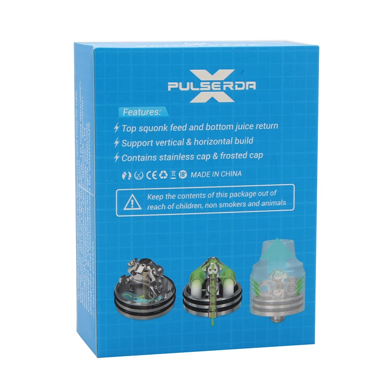 Новый Vandy Vape PULSE X BF RDA бак 2 мл электронная сигарета атомайзер Vandyvape Топ Squonk подача