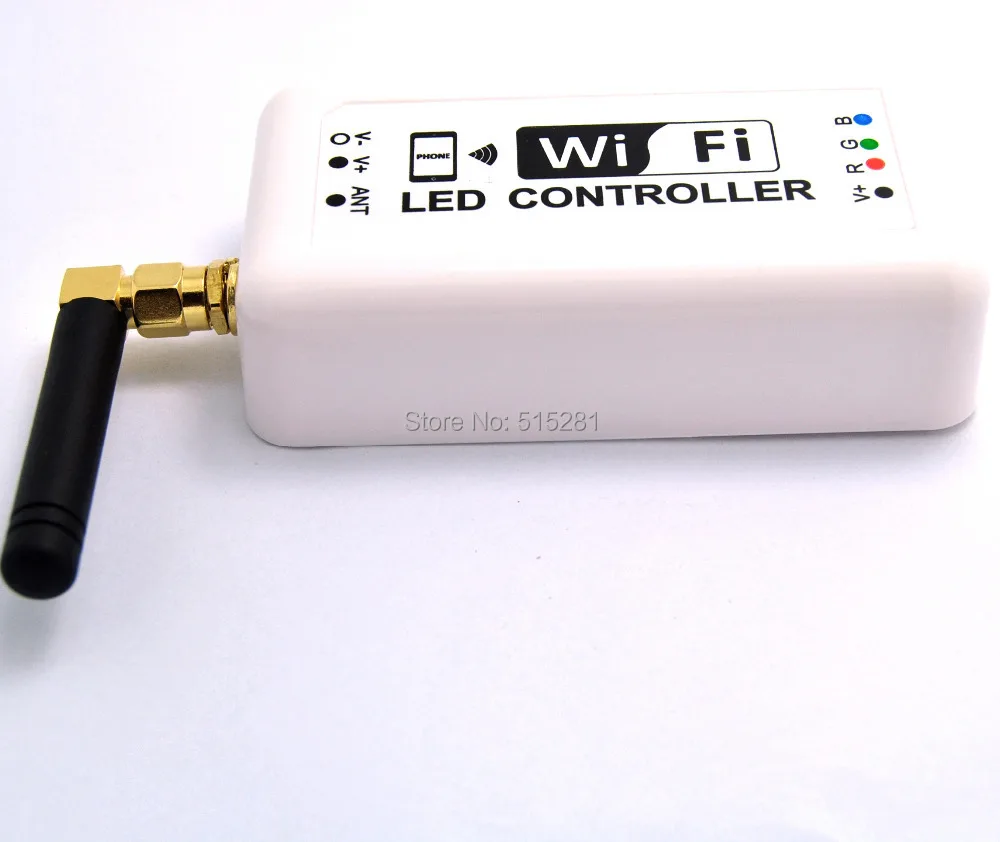 BSOD светодиодный контроллер беспроводной Wifi RGB Входная DC7.5 24V 12A для Светодиодные