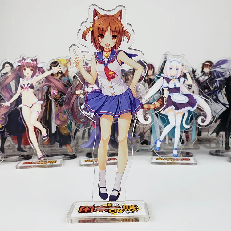 Аниме Nekopara шоколад ваниль азуки Корица Shigure Minaduki Косплей искусственная подставка