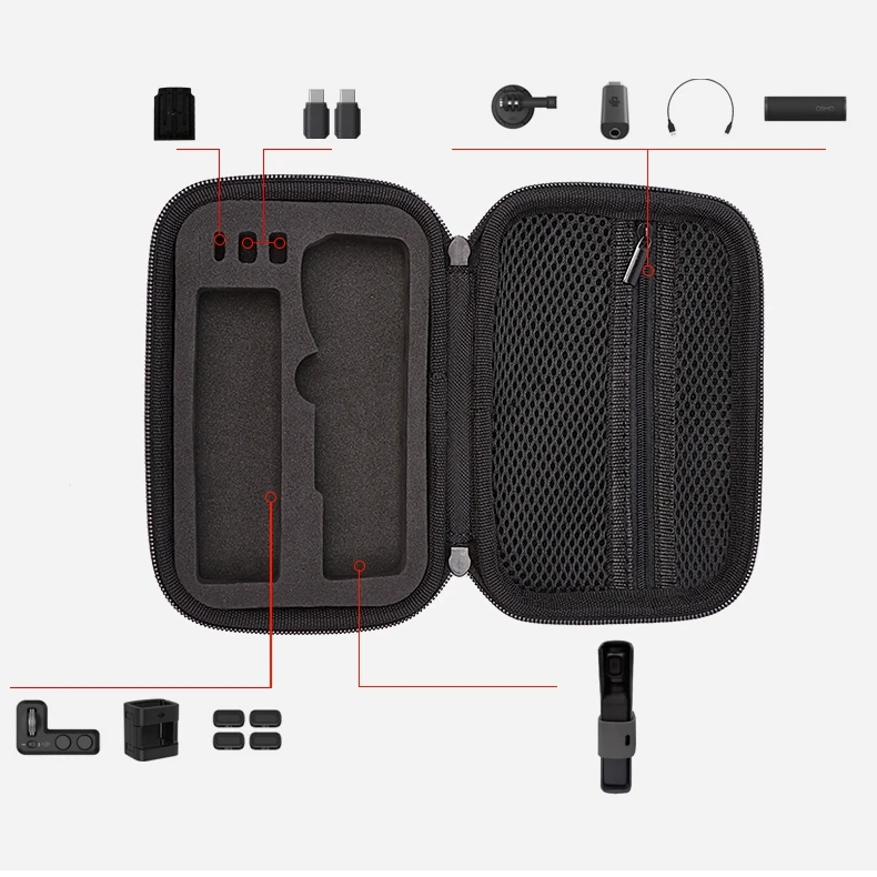 Для DJI Osmo Pocket Gimbal аксессуары водонепроницаемая сумка защитный чехол из ПУ с