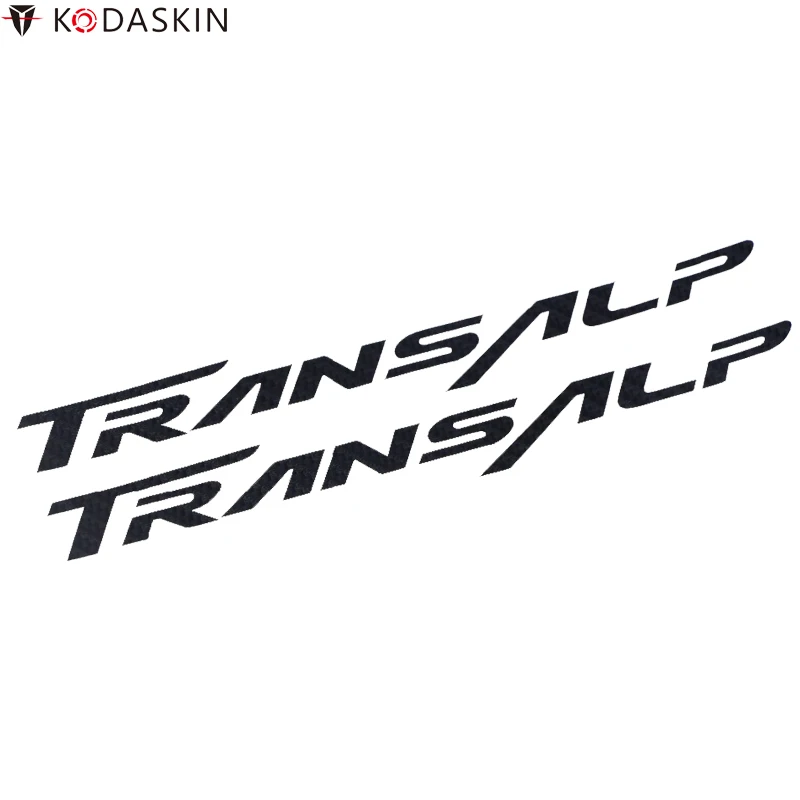 KODASKIN наклейки на мотоцикл черные Углеродные для HONDA TRANSALP|decals for honda|honda decals
