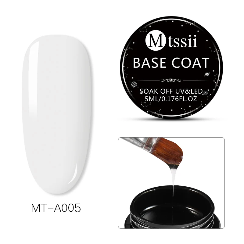 Mtssii Base Matte Top Coat Primer Nail Gel Polish Varnish Semi Permanant Soak Off UV Nails Gel Lacquer Nail Art Tips Decoration - Цвет: S00429