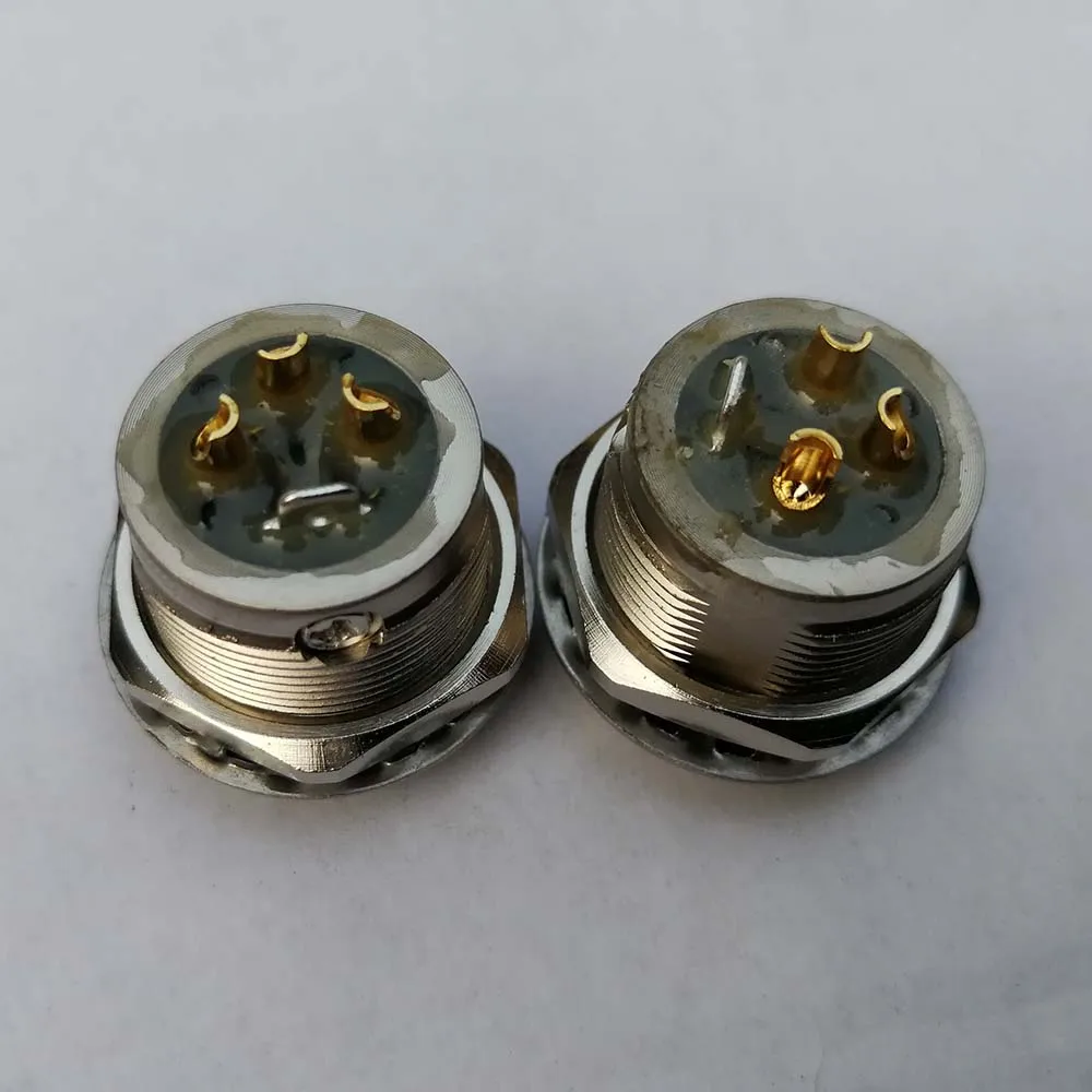 

wholesale 5pcs/lot XLR 3Pin Senior waterproof xlr male socket