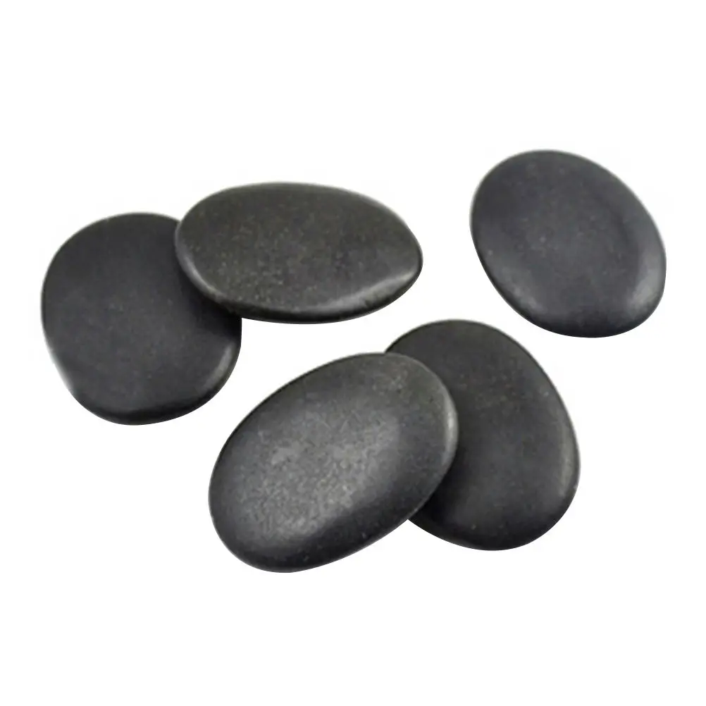 High Quality Massage Stones Lava Natural Energy Set Hot Spa Rock Basalt Body Beauty Health Care Stone | Красота и здоровье