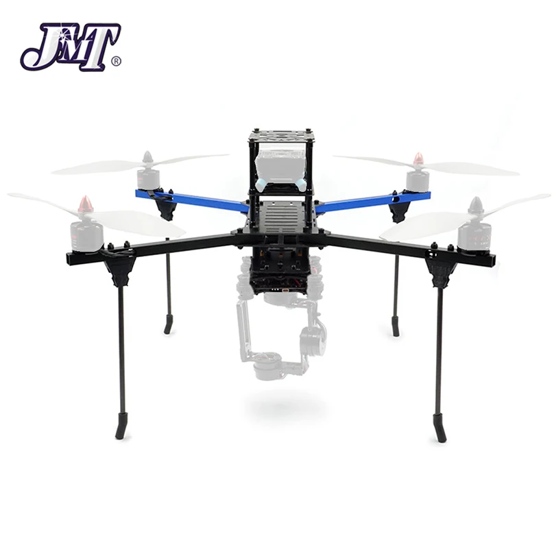 JMT BlueX450 алюминиевая трубчатая стойка 450 мм комплект рамы для DIY FPV гоночного дрона