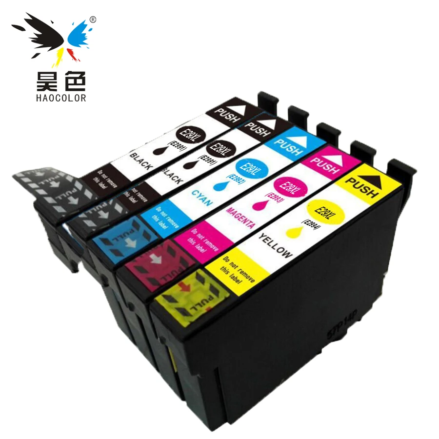 

5 шт., чернильные картриджи T29 XL, T29XL, T2991 - T2994 для Epson