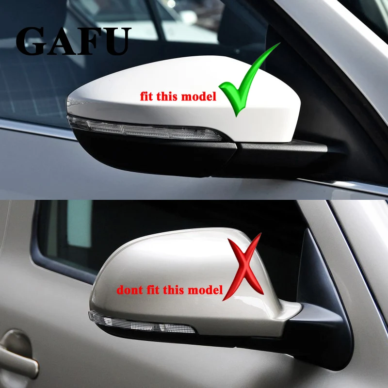 For Skoda Octavia A7 LED Wing Mirror Black Indicator Repeater Light Lamps Car Styling Accessories 2pcs