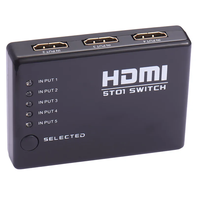 Коммутатор HDMI 5 в 1 переключатель х1 входов выход порт для HDTV 100P видео с