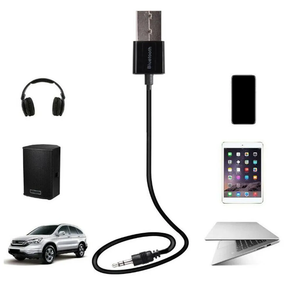 2019 Новый Bluetooth AUX аудио приемник USB адаптер 3 5 мм стерео для автомобиля Динамик
