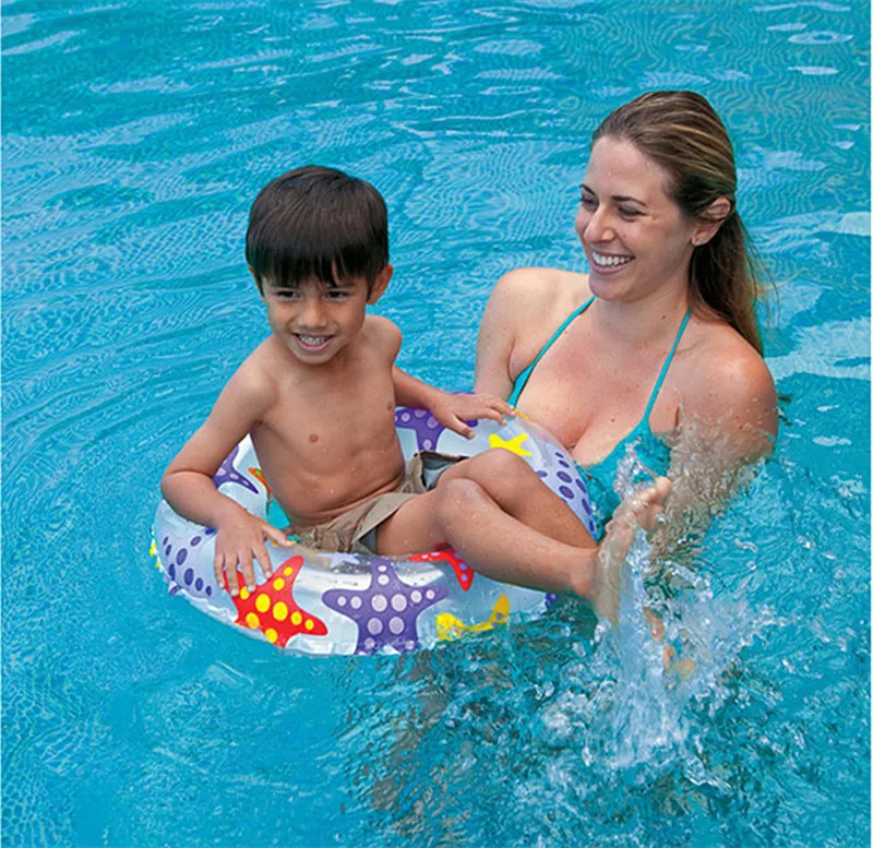 Детский круг для плавания максимальная нагрузка 51 х51 см вес 22 кг спасательный