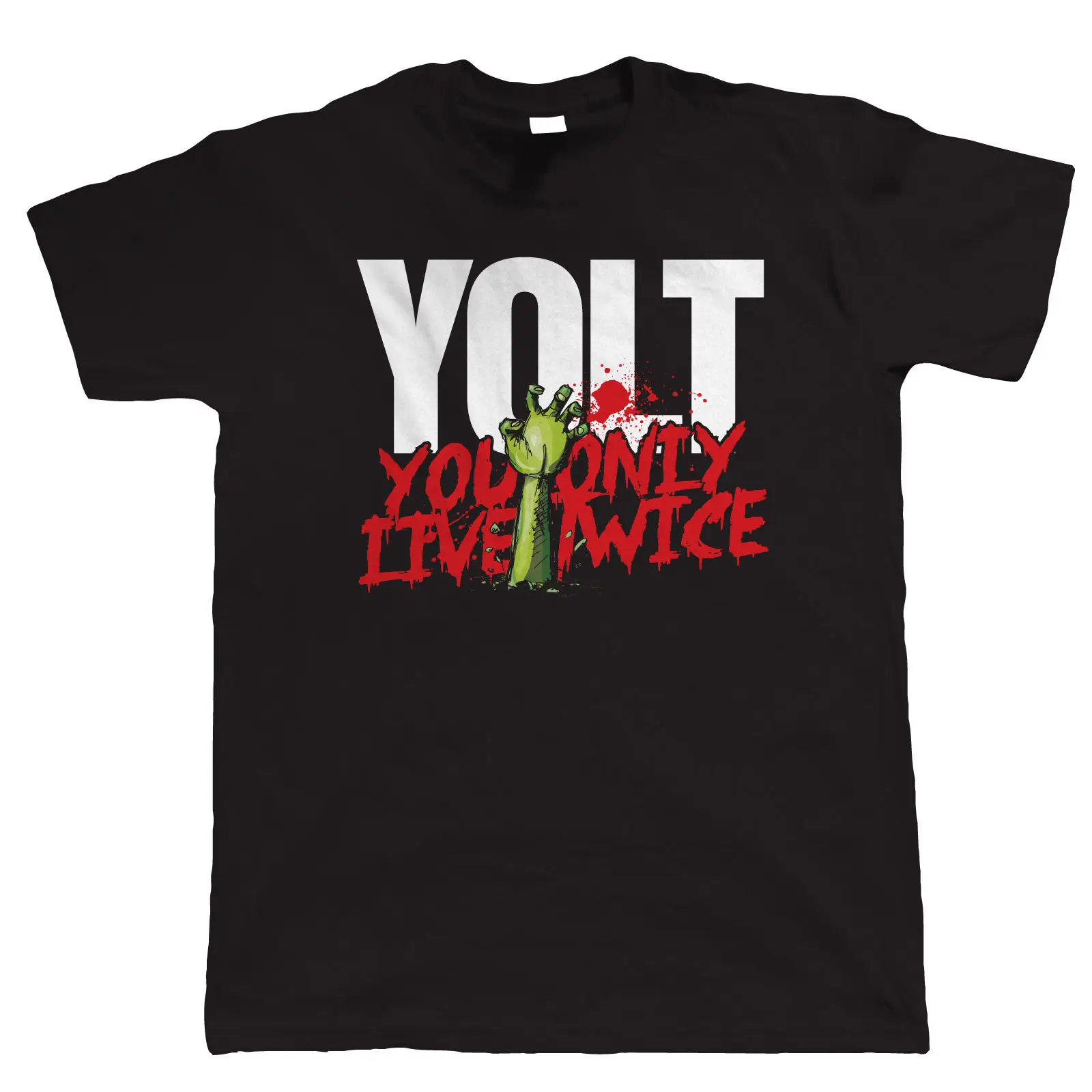 YOLT You Only Live Twice Мужская забавная футболка с зомби-подарок для Него папы