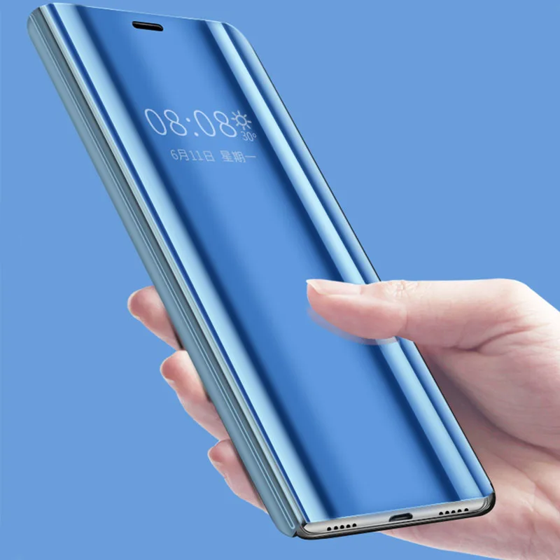 SemgCeKen mi rror Флип кожаный чехол для Xiaomi mi Mix 2 max 3 mi x2 mi x3 max3 смарт-чехол из искусственной кожи с подставкой жесткий чехол для телефона