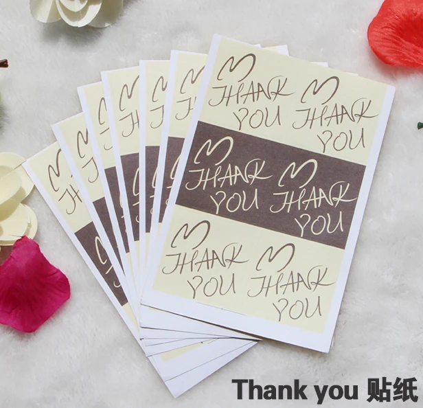 Горячий 60 шт/партия Кофе Цвет спасибо ручной работы торт средство герметизации