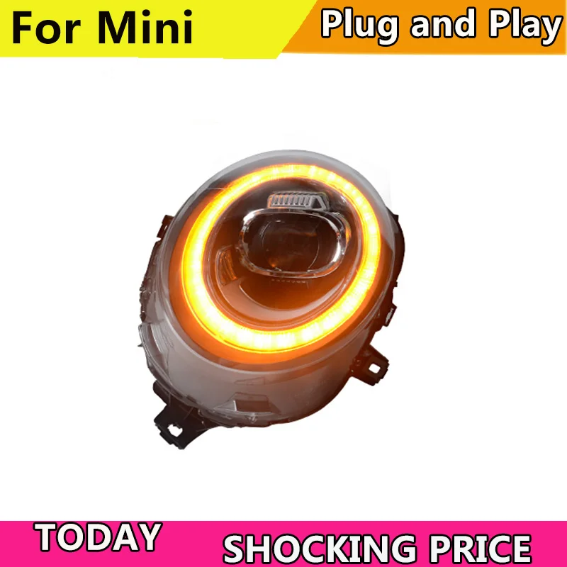 Car Styling LED head Lamp for BMW F55 F56 headlights 2013- 2019 MINI Light DRL+Turn Signal ALL headlight | Автомобили и мотоциклы