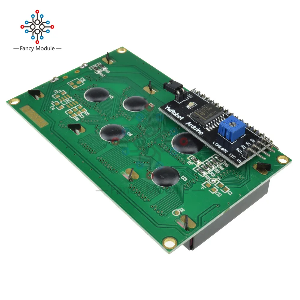 Синий дисплей IIC I2C TWI последовательный интерфейс SPI 2004 20X4 символ ЖК-модуль |