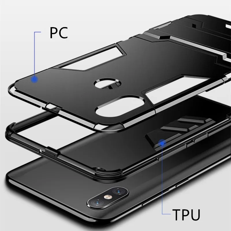 Для xiaomi mi 8 lite 8SE 6X 5X A1 A2 MAX2 MAX3 5S плюс бронированный противоударный чехол для